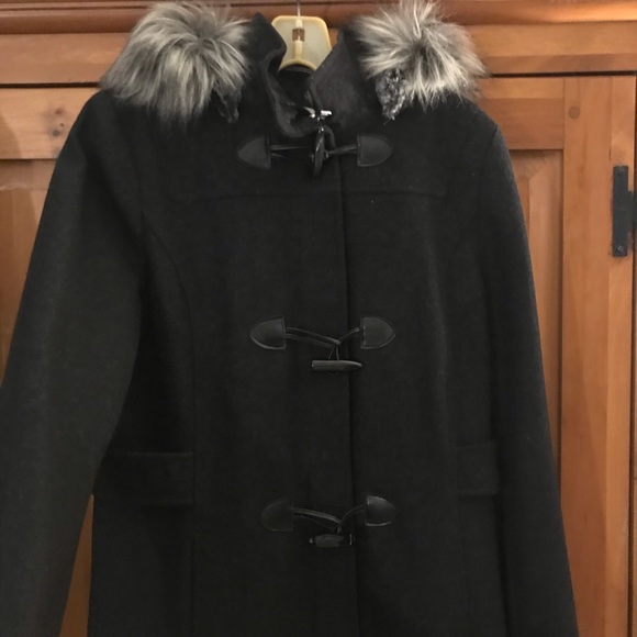 Nautical Charcoal Toggle Coat. New Without Tags. - Picture 3 of 10